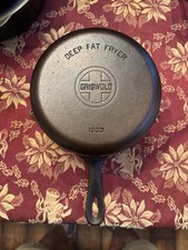 1940's-50's Griswold Cast Iron Deep Fat Fryer (Amazing Condition) picture