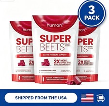3pc Human-N Super Beets /  Pomegranate Chews for Heart Health 60 count picture
