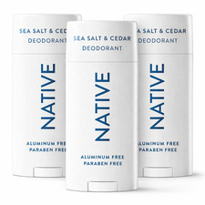 3x Native Deodorant-Sea Salt & Cedar-Aluminum & Paraben Free ( 3 Pack ) -NEW picture