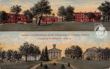 GA~GEORGIA~ATHENS~UGA~UNIVERSITY OF GEORGIA~EARLY VIEW OF NORTH CAMPUS~C.1910 picture