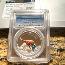 2024 Palau $5 Miracle of the Sea Silver .999 PCGS PR70DCAM KM#2817 picture