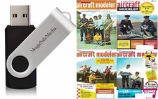 78 Old Issues of Aircraft Modeler - Hobbyist Toy Model Building Magazine on USB picture