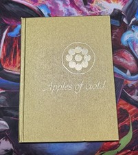 Vintage 1962 Apples of Gold Jo Petty C.R. Gibson Gold Hardcover Christian Book picture