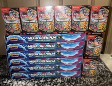 Pokémon 6X Mega Greninja ex Premium Collection & 8X Chaos Rising Booster Bundles picture