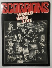 SCORPIONS WORLD WIDE LIVE PROMO FOLDER Made in the US picture