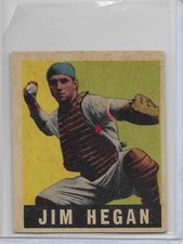 1948-49 LEAF #28 JIM HEGAN, RC, CLEVELAND INDIANS 092226 picture