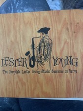 THE  COMPLETE LESTER YOUNG STUDIO SESSICONS  ON VERVE       8 CD  SET   VG+ picture