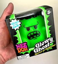 2026-NeeDoh GLOWY GHOST Costumed Glow-in-the-Dark Squishy Squeeze Toy RANDOM picture