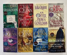 Complete Original BRIDGERTON Series Books 1-8 By JULIA QUINN 8 Paperback Set Lot picture