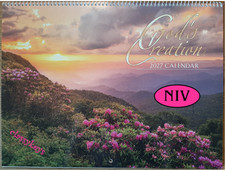 2027 GOD'S CREATION Appointment Wall Calendar NIV 9