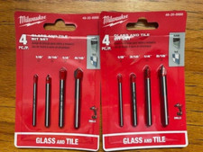 NEW Milwaukee 48-20-8988 Tile & Glass 8 pc Drill Bit Set 1/8 3/16 1/4 5/16 picture