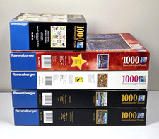 Ravensburger Lot of 5 Puzzles 1000 pieces Canada NYC Christmas 100% Complete EUC picture
