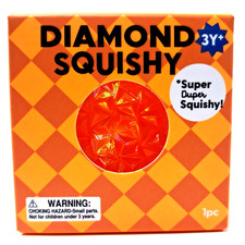 J'Adore Diamond Squishy Orb Sensory Fidget Toy Squeeze Target Exclusive Orange picture