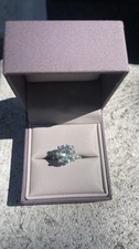 GIA Certified 4.10ct Round Brilliant Diamond Engagement Ring F/VS1 Excellent Cut picture