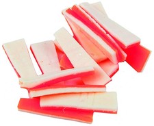 Orange Fish n Strips 15 Ct Saltwater Fishing Bait for Surf Trolling and Jigs picture