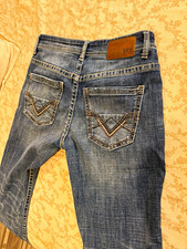 BKE Men’s Blue Bootcut Denim Jeans Regular Fit Mid Rise Medium Wash Size 30 picture
