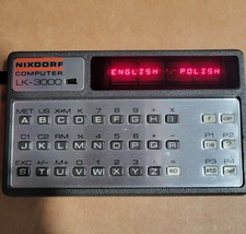VINTAGE NIXDORF COMPUTER LK-3000 English-Polish Translator.No Charger. UZED  picture