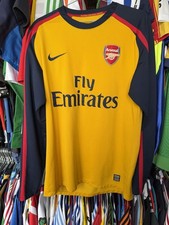 ARSENAL LONDON ENGLAND 2008/2009 PLAYER ISSUE AWAY FOOTBALL SHIRT JERSEY NIKE picture