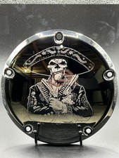 Harley Skull Sombrero Chrome Derby Cover 2016-current Touring Fitment Only picture