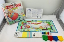 1999 Monopoly Junior Game by Parker Brothers Complete Very Good Cond  picture