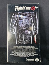 Friday the 13th 1980 VHS Paramount #1395 Original Vintage Horror Slasher picture