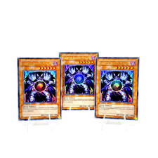 Yu-Gi-Oh Caius the Shadow Monarch SDDE-EN001 Ultra Rare 1st Ed Playset x3 picture