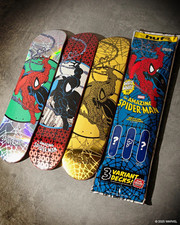 HUF The Amazing Spider-Man 300 Marvel Spider-Man Skateboard Deck Blind Bag picture