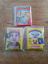 1986-88 Topps Garbage Pail Kids Unopened Wax Pack Lot Of 3 picture