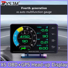 XS OBD2 GPS HUD LCD Head Up Display Turbo Boost Oil Pressure Temperature picture