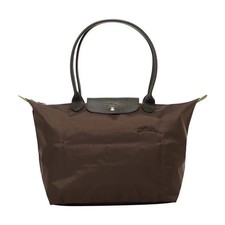 LONGCHAMP Le Pliage L Tote Mocha color Recycled canvas outlet from JAPAN picture