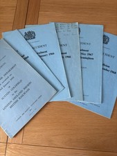Vintage British Railway Accident Reports 1955-1968 (Job lot Of 6) picture