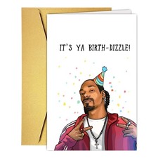RUALOVE Funny Birthday Card, Happy Gift for Hip 8 X 5.3 inches, #3 picture