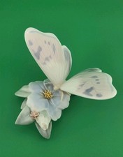 Vtg Lladro Refreshing Pause Butterfly Figurine Porcelain Spain See Desc #6330 picture