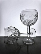 Waterford Millennium “Peace” - Toasting/ Balloon Wine Glasses 8”, Set of 2 picture
