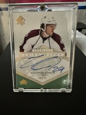 2014-15 SP Authentic - Premiere Chirography 2015-16 SPA Update Nathan Mackinnon picture