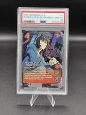 2025 UNIVERSUS CHALLENGER SERIES SOLO LEVELING #11 WORLD'S WEAKEST HUNTER PSA 10 picture