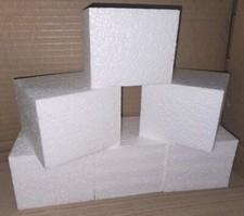 6 Styrofoam Squares Floral, Arts & Crafts, Design Etc. Select Desired Size Below picture