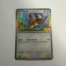 Eevee 117/128 Holo 30th Celebration 30th Anniversary Pokemon TCG 2026 NM picture