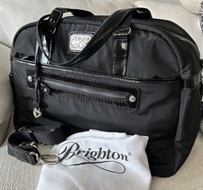 Brighton Heritage Collection Metro Soft Weekender Bag w/ Strap NWT Black 🖤Sale picture