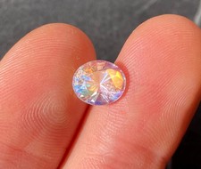 Oval Cut Natural Rainbow Color Moonstone 5 Carat Certified Loose Gemstone picture