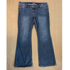 Torrid Luxe Slim Boot Jeans Womens 18R Medium Wash Super Stretch Bootcut Denim picture