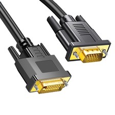 DVI to VGA Cable Dual Link DVI24+1 to VGA D-Sub Video Adapter Cable Lead 1m - 2m picture