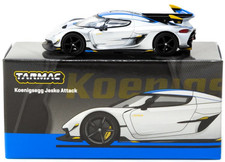 Tarmac Works GLOBAL64 Silver Koenigsegg Jesko Attack 1:64 Car T64G-TL052-SL picture