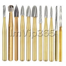 Dental Tungsten Carbide Burr Gold Burs FG 7803 7406 7901 7902 1957 Zekrya Endo Z picture