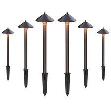 Pathway Light 6 Pack Low Voltage Halogen Outdoor Landscape Lighting Decor picture
