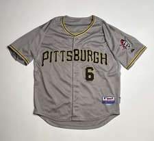 Pittsburgh Pirates Starling Marte #6 Gray Majestic Jersey Size 48 picture