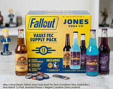 Jones Soda Co. Fallout Vault-Tec Supply Pack Soft Drink 12-Pack 12 fl oz picture