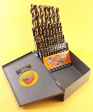 29 Pc Cobalt Drill Bit Set M42 Cobalt Round Shank Lifetime Warranty Drill Hog®  picture