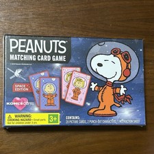 Kohl's Exclusive 2019 - PEANUTS MATCHING CARD GAME (Space Edition) - NEW SEALED picture