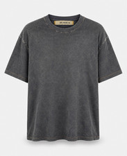 Jake Agave XL Made in USA Washed Charcoal Oversized T Shirt Distressed Western picture